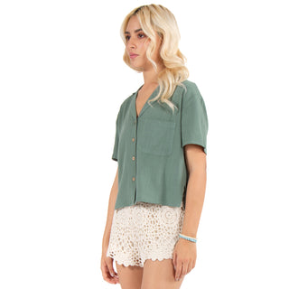 SUMMER LINEN BLOUSE