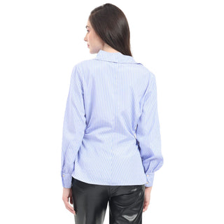 BLUSA PARA MUJER LONG FIT WITH STRING AT SIDE FOREVER 21