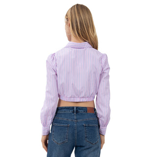 Blusa Crop Manga Larga