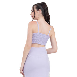 Top Corto con Cadenas