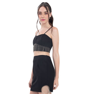 TOP PARA MUJER FASHION WITH CHAINS FOREVER 21