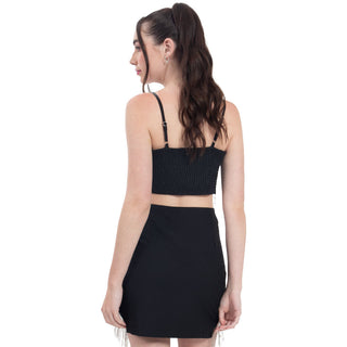 Top Corto con Cadenas