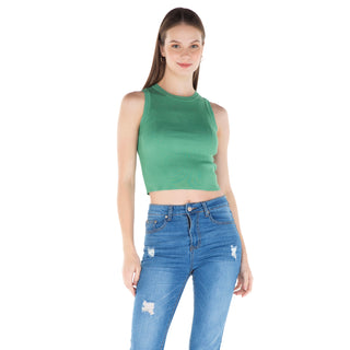 TOP CUELLO REDONDO PARA DAMA FOREVER 21