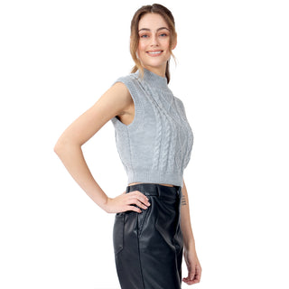 CHALECO PARA MUJER BRAIDED KNIT FOREVER 21