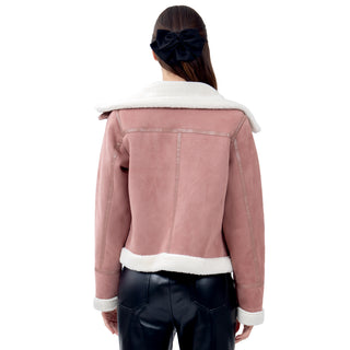 CHAMARRA PARA MUJER SUEDE AVIATOR JACKET FOREVER 21