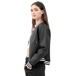 CHAMARRA PARA MUJER BOMBER JACKET PU FOREVER 21