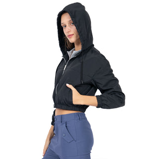 CHAMARRA WINDBREAKER CON MALLA INTERIOR Y CIERRE FRONTAL