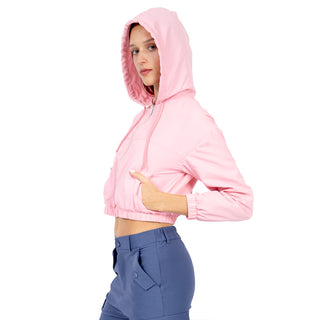 CHAMARRA WINDBREAKER CON MALLA INTERIOR Y CIERRE FRONTAL