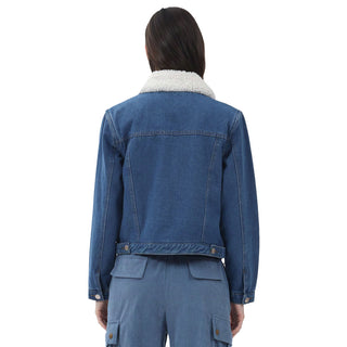 CHAMARRA PARA MUJER DENIM SHERPA JACKET FOREVER 21