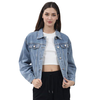 CHAMARRA PARA MUJER JACKET DENIM BASIC FOREVER 21