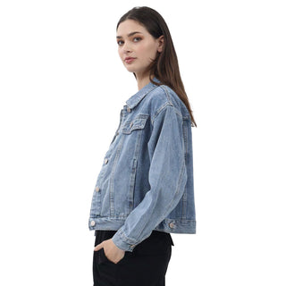 CHAMARRA PARA MUJER JACKET DENIM BASIC FOREVER 21