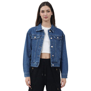 CHAMARRA PARA MUJER JACKET DENIM BASIC FOREVER 21