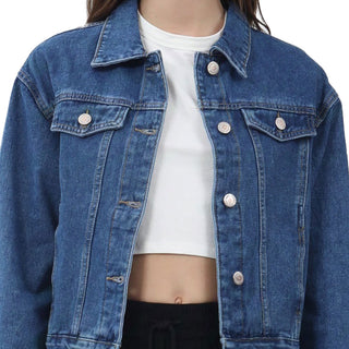 CHAMARRA PARA MUJER JACKET DENIM BASIC FOREVER 21