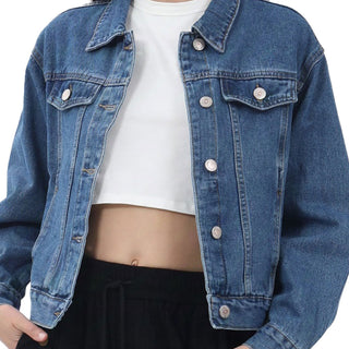 CHAMARRA PARA MUJER JACKET DENIM BASIC FOREVER 21