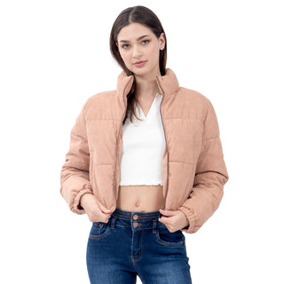 CHAMARRA PARA MUJER CROPPED CORDUROY PADDING FOREVER 21