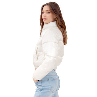 CHAMARRA PARA MUJER PADDING CROP JACKET FOREVER 21