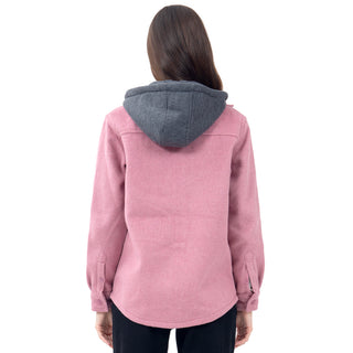 CHAMARRA PARA MUJER OVER SHIRT WITH HOODIE FOREVER 21