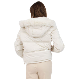 CHAMARRA PARA MUJER PADDING JACKET WITH FUR HOODIE FOREVER 21