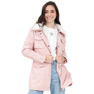 CHAMARRA PARA MUJER HUNTER WITH POCKETS AT FRONT FOREVER 21