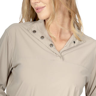 Chamarra Oversize de Nylon con Cuello Alto