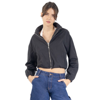 Chamarra Crop sin Capucha
