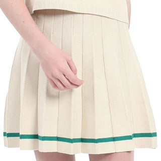 FALDA PARA MUJER KNITTED PLEATED SKIRT FOREVER 21