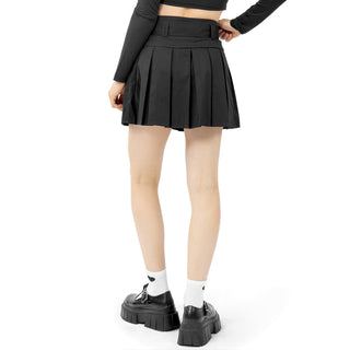 FALDA PARA MUJER FASHION PLEATED SKIRT WITH BELTS FOREVER 21