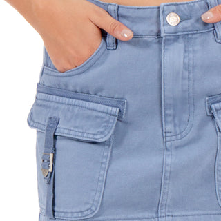 FALDA WITH POCKETS CARGO