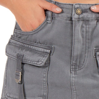FALDA WITH POCKETS CARGO