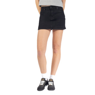 Falda Denim con Short y 5 Bolsillos
