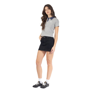 Minifalda de Mezclilla Stretch con Bolsillos