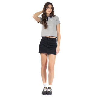 Minifalda de Mezclilla Stretch con Bolsillos