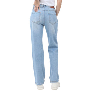 WASH WIDE LEG JEANS