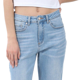 WASH WIDE LEG JEANS