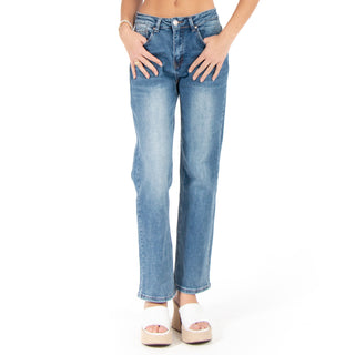 WASH WIDE LEG JEANS