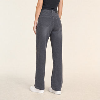 Jeans Wide Leg con Bolsillos para Mujer Forever 21 #color_gris