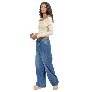 Jeans Wide Leg Amplios Premium Urbano