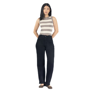 Jeans Denim Fit Wide Leg 5 Bolsillos