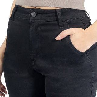 Jeans Denim Fit Wide Leg 5 Bolsillos