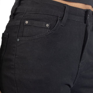 Jeans de Denim Straight Fit  y Deslavado