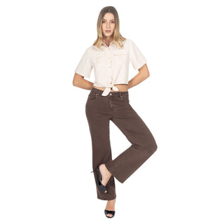 Jeans Flare de Mezclilla Stretch
