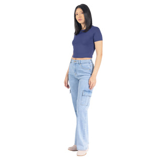 Jeans Cargo Wide Leg