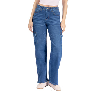 Jeans Cargo Wide Leg