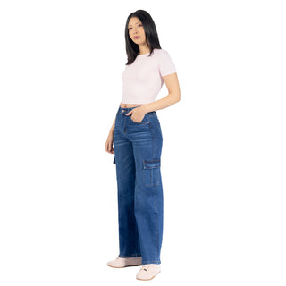 Jeans Cargo Wide Leg