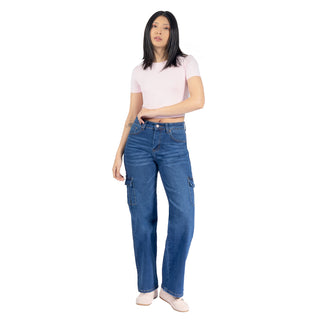 Jeans Cargo Wide Leg