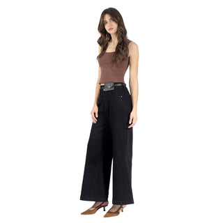 Jeans Baggy Fit Con Cinturón y Cartera