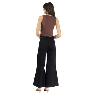 Jeans Baggy Fit Con Cinturón y Cartera