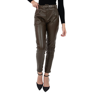 PANTALON CORTO PARA MUJER FASHION PU WITH BELT FOREVER 21