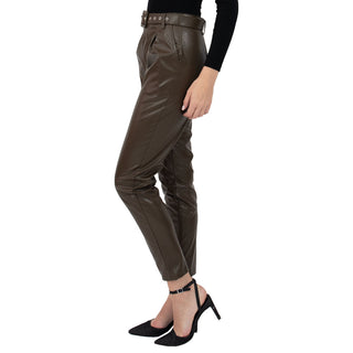 PANTALON CORTO PARA MUJER FASHION PU WITH BELT FOREVER 21