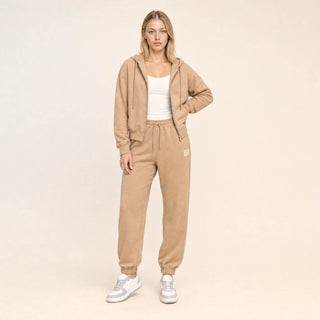 Jogger Relaxed con Jareta para Mujer Forever 21 #color_café